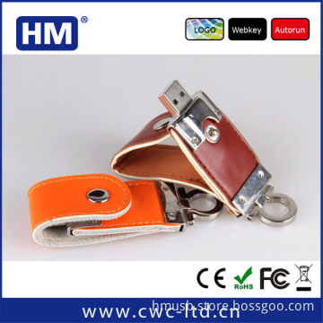 wholesale giveaway usb pen drive with leather case